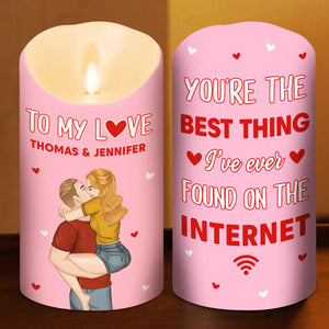 The Best Thing On The Internet - Personalized LED Candle
