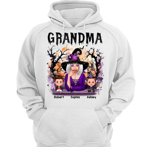 Halloween Orange Purple Dripping Grandma Grandkids - Lifestyle 3