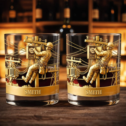 Capture The Spirit Of Innovation And Adventure - Personalized Custom Whiskey Glass - JBS090_RWG