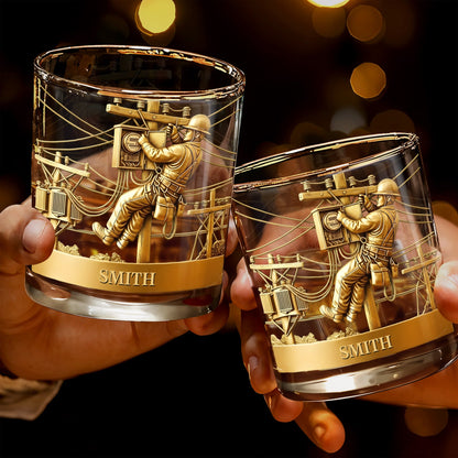 Capture The Spirit Of Innovation And Adventure - Personalized Custom Whiskey Glass - JBS090_RWG