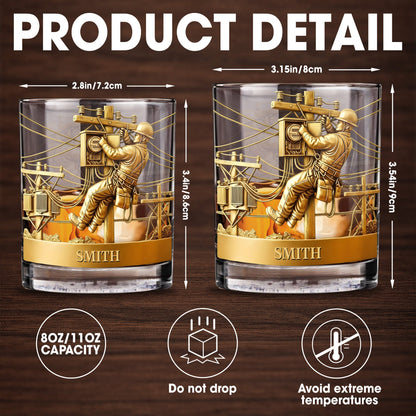 Capture The Spirit Of Innovation And Adventure - Personalized Custom Whiskey Glass - JBS090_RWG