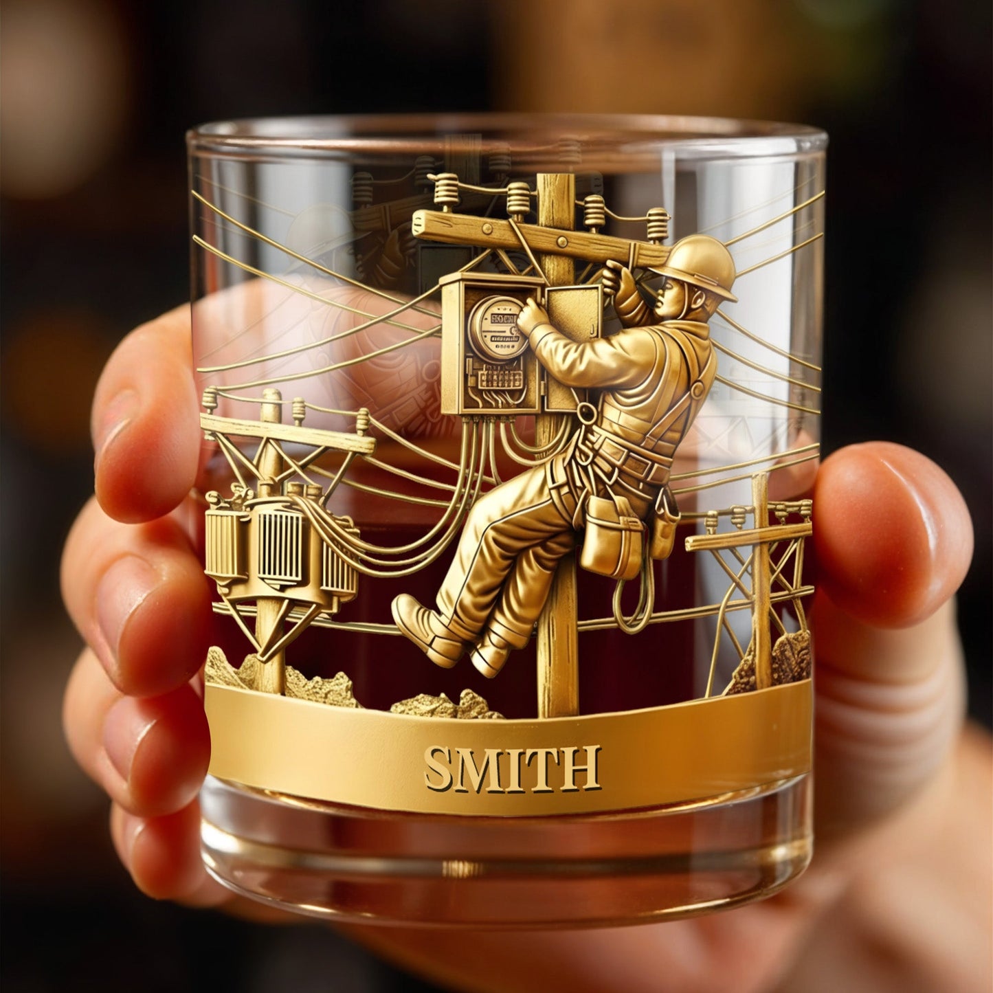 Capture The Spirit Of Innovation And Adventure - Personalized Custom Whiskey Glass - JBS090_RWG