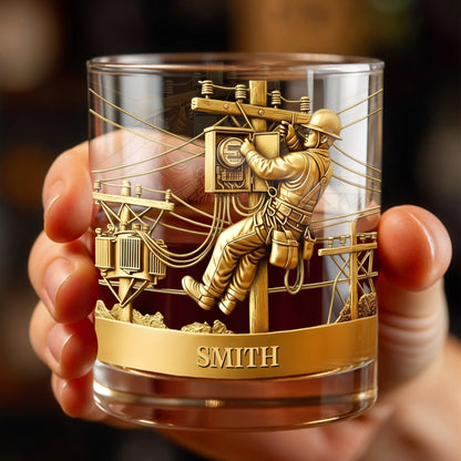 Capture The Spirit Of Innovation And Adventure - Personalized Custom Whiskey Glass - JBS090_RWG