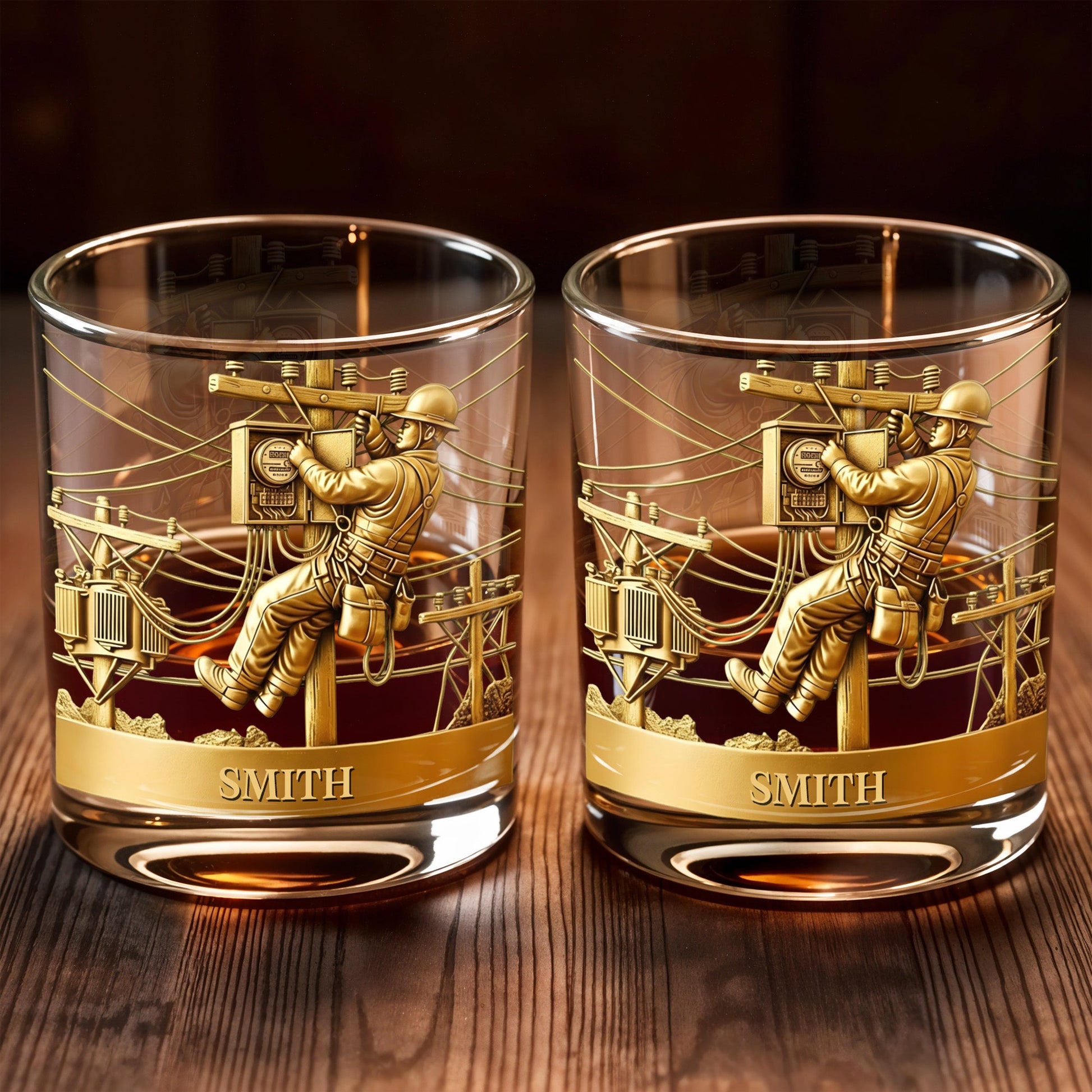 Capture The Spirit Of Innovation And Adventure - Personalized Custom Whiskey Glass - JBS090_RWG