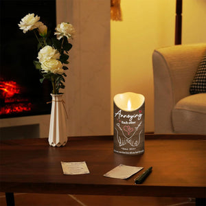 Annoying Each Other - Personalized LED Candle