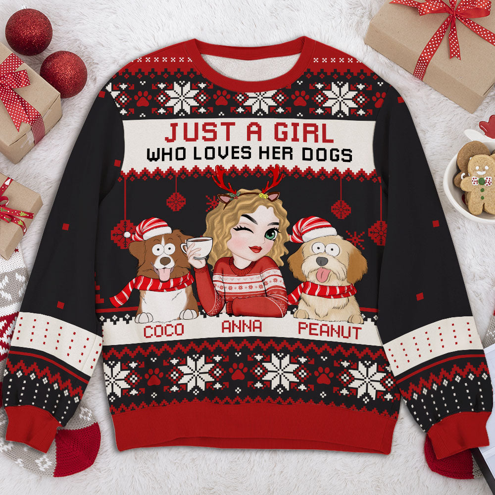 Dogs Lover - Personalized All-Over-Print Sweatshirt