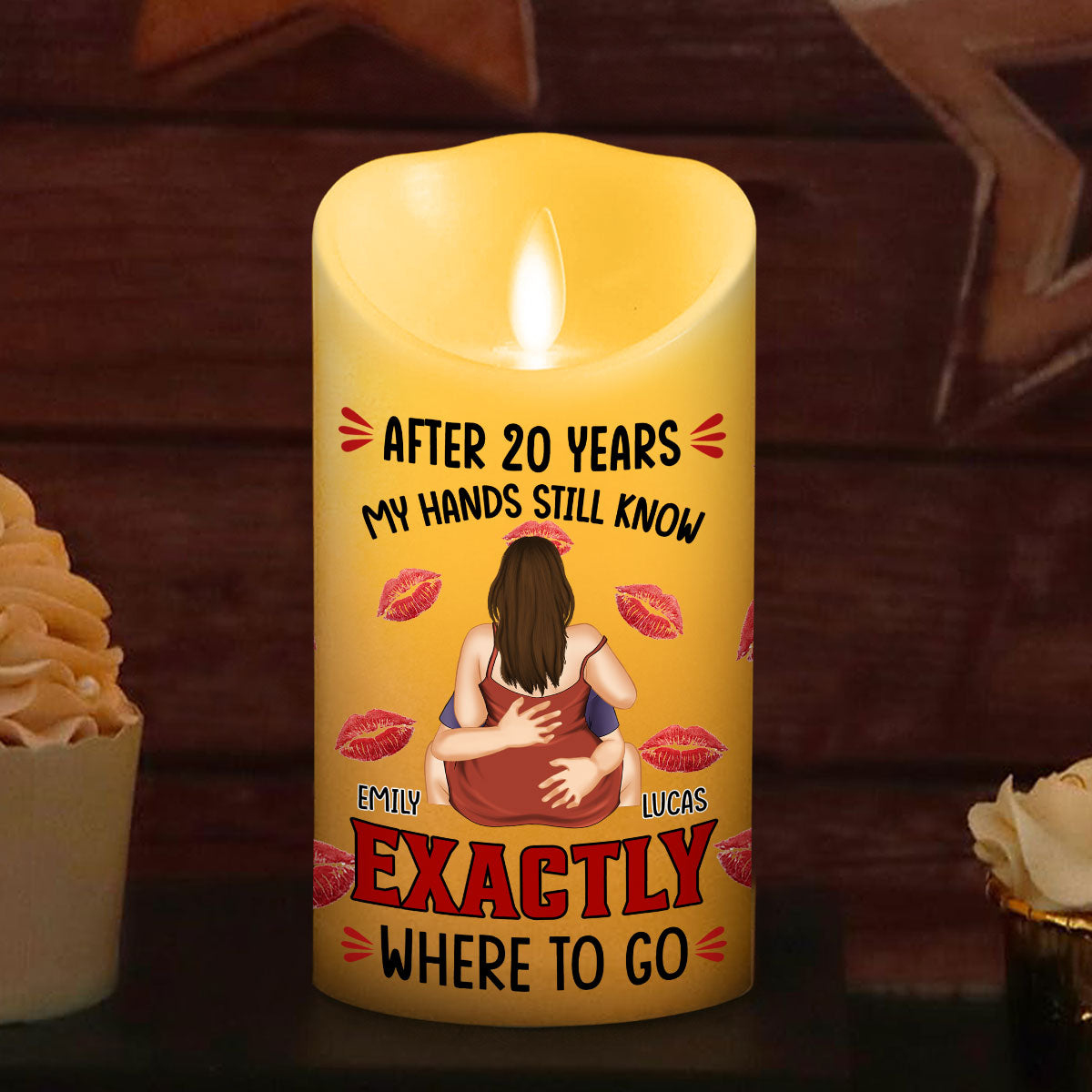 Hands Still Know - Personalized LED Candle