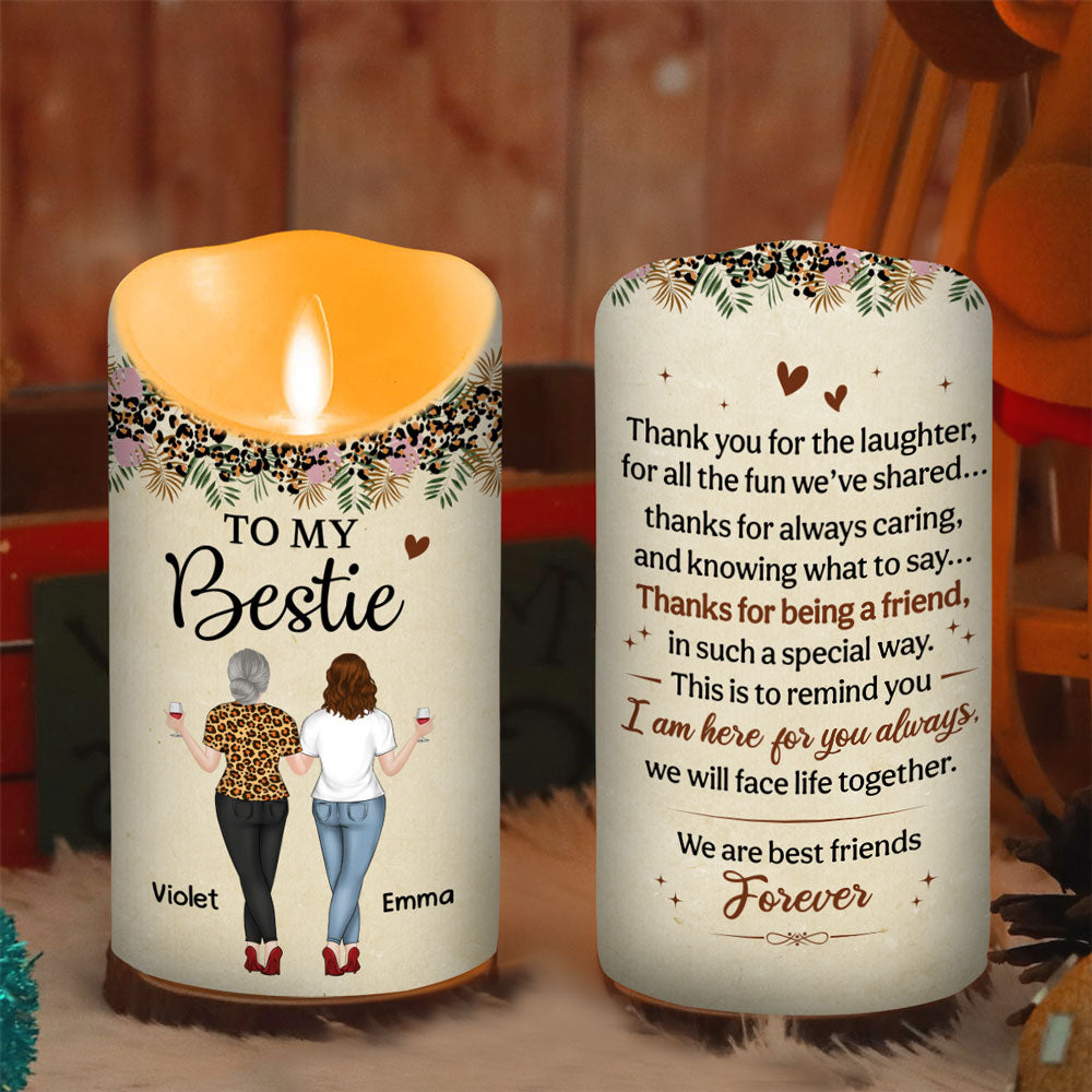 Always Here For You - Personalized LED Candle