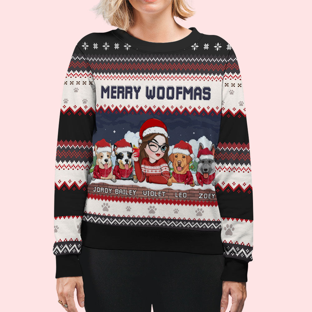 Navidog - Personalized All-Over-Print Sweatshirt