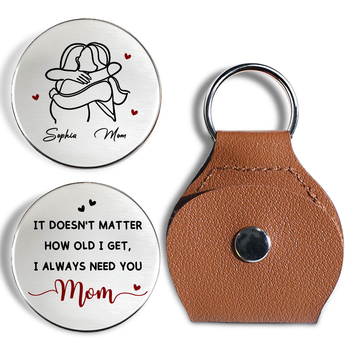 I Always Need You Mom - Personalized Pocket Hug - Christmas Gift For Mom