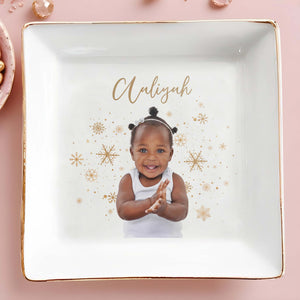 Capture The Sparkle And Joy - Personalized Custom Jewelry Dish - KID005_SCRD