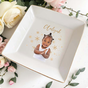 Capture The Sparkle And Joy - Personalized Custom Jewelry Dish - KID005_SCRD