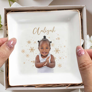 Capture The Sparkle And Joy - Personalized Custom Jewelry Dish - KID005_SCRD