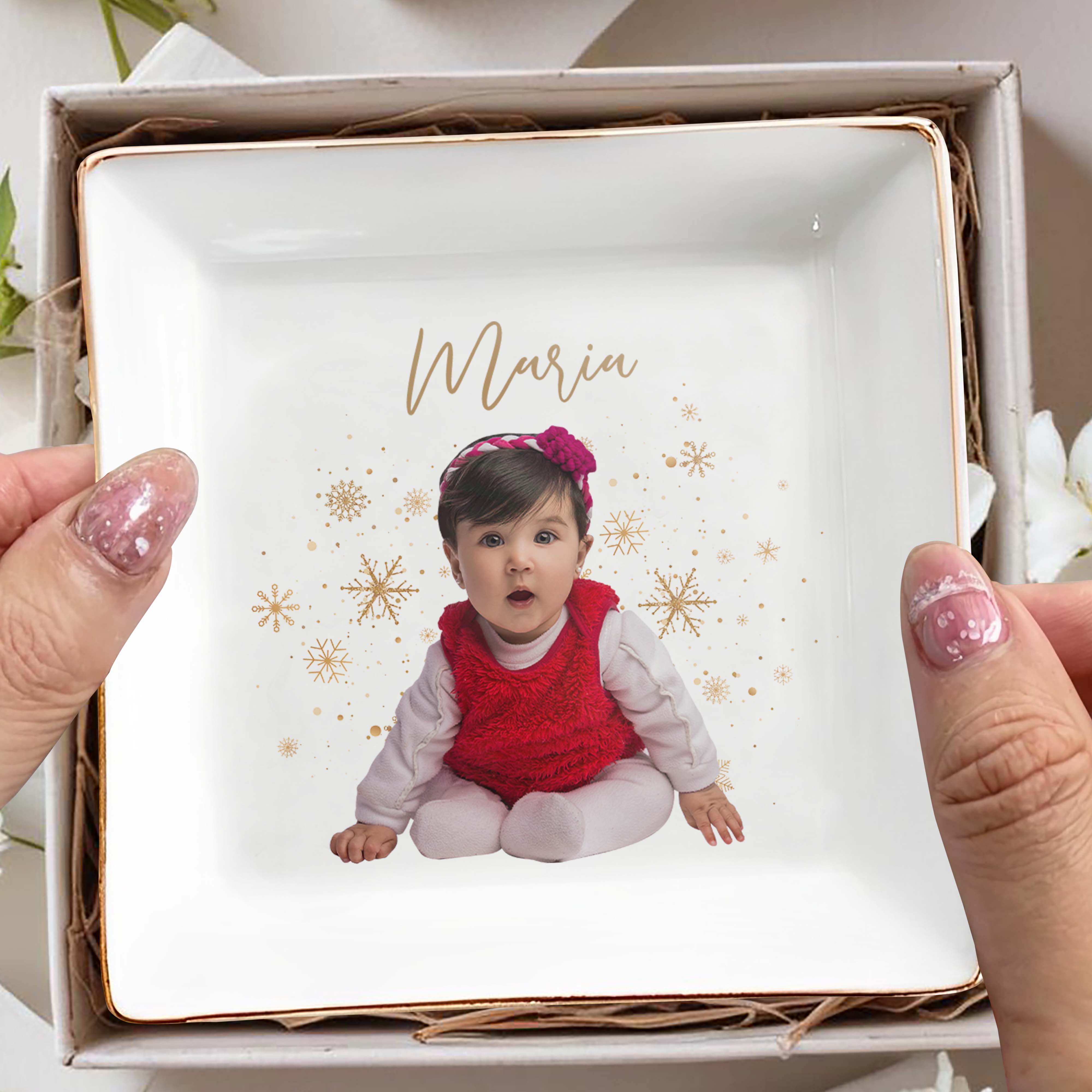Celebrate Your Little One's Magical Moments - Personalized Custom Jewelry Dish - KID007_SCRD