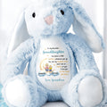 To My Beautiful Granddaughter, You Leave A Little Sparkle Wherever You Go, Stuffed Bunny and Stars - Personalized Stuffed Bunny - KID053_BUN