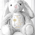 To My Beautiful Niece With Arms, Ears And Heart - Personalized Stuffed Bunny - KID501_BUN