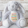 I Am Kind Smart Brave Confident Affirmations Books - Personalized Stuffed Bunny - KID608_BUN