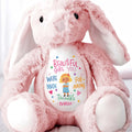 Beautiful Girl You Were Made For Amazing Things With Little Girl And Stars - Personalized Stuffed Bunny - KID827_BUN