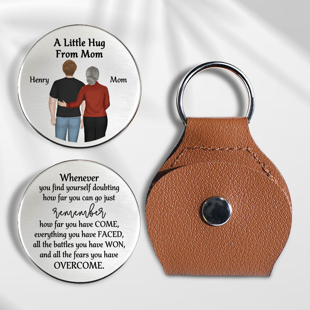 Whenever You Find Yourself Doubting - Personalized Pocket Hug - Christmas Gift For Son