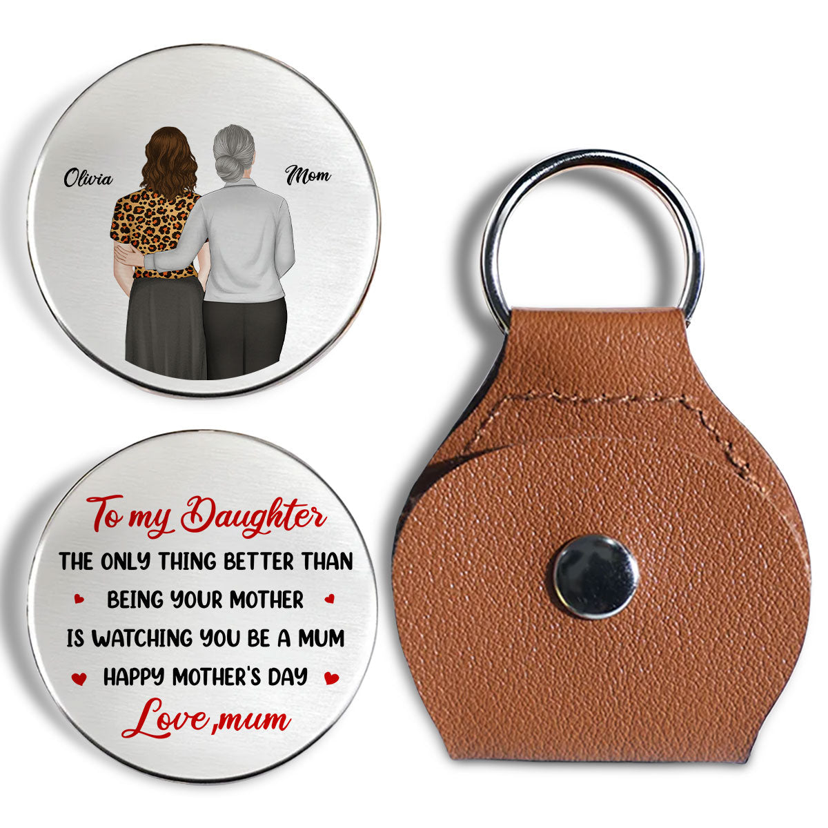 The Only Thing Better - Personalized Pocket Hug - Christmas Gift For Mom