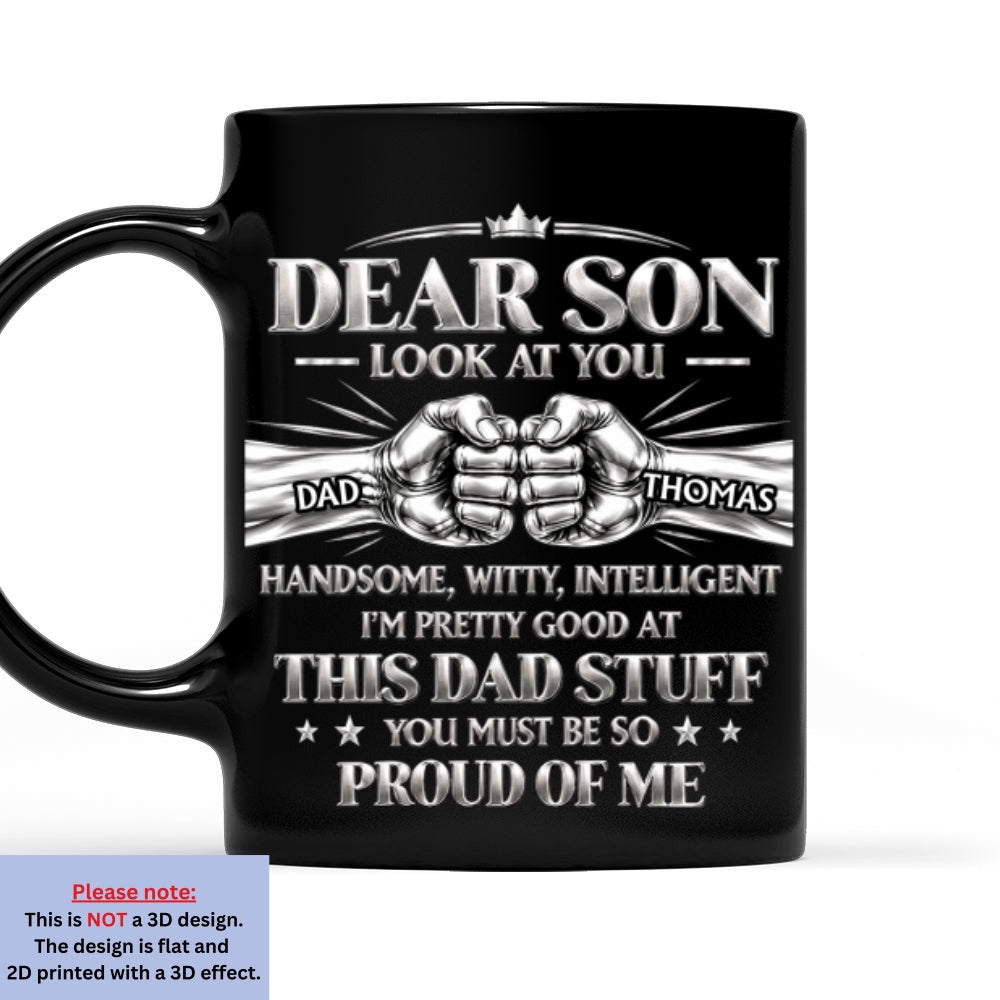 Proud Of Me personalized coffee mug
