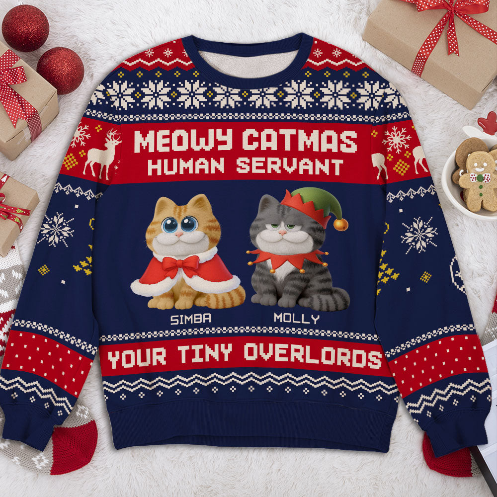 You Servant - Personalized All-Over-Print Sweatshirt - Christmas Gift For Mom, Dad