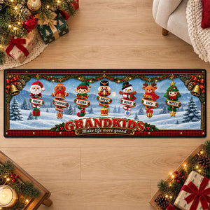 Little Christmas Blessings personalized runner rug