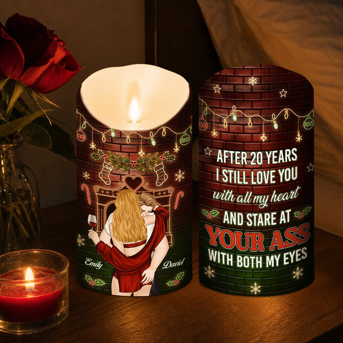 Still Love You With All My Heart - Personalized LED Candle