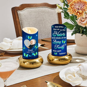In My Heart Forever personalized LED candle