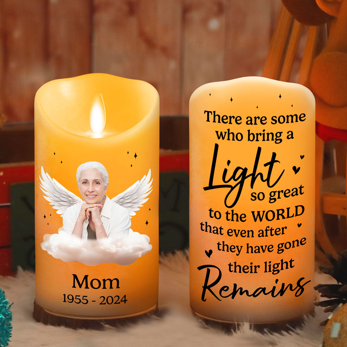 Your Light personalized LED candle