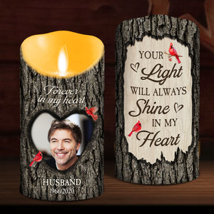 You Are Always On My Mind personalized LED candle