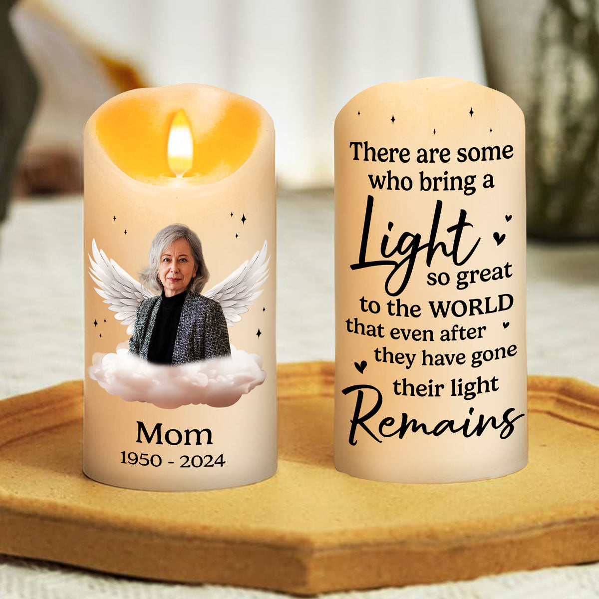 Your Light personalized LED candle