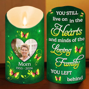 In My Heart Forever personalized LED candle