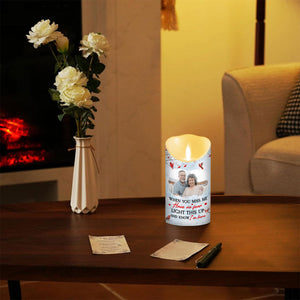Light This Up When You Miss Me LED candle