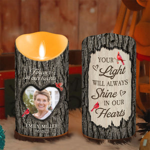 You Are Always On My Mind personalized LED candle
