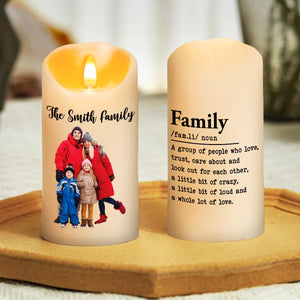 A Group Of People Who Love Each Other personalized LED candle