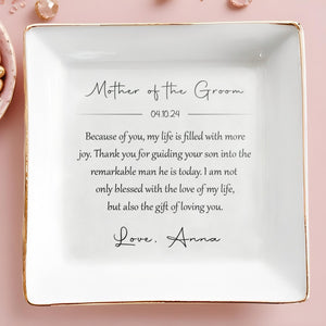 Gift Of Loving You Jewelry Dish For Mother - Personalized Custom Jewelry Dish - MOM003_SCRD