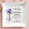 Thank You For Raising The Man Of My Dreams - Personalized Custom Jewelry Dish - MOM009_SCRD