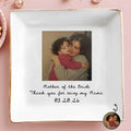 Mother Of The Bride Thank You For Being My Mama Custom Photo - Personalized Custom Jewelry Dish, Square Ceramic Dish - MOM207_SCRD
