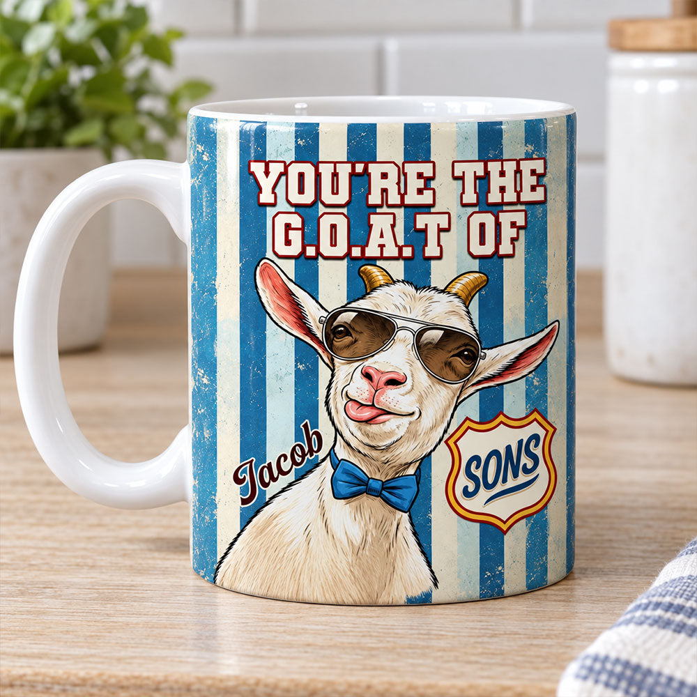 Greatest Of All Time - Personalized Coffee Mug