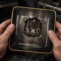 Rock On With Your Own Custom Stage Style Guitars 3D Effect - Personalized Custom Jewelry Dish, Ceramic Dish, Square Shape - MUSIC097_SCRF