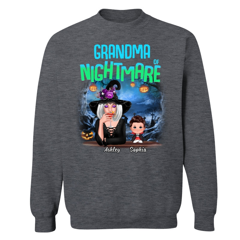 Mom Grandma Of Nightmare Personalized Shirt
