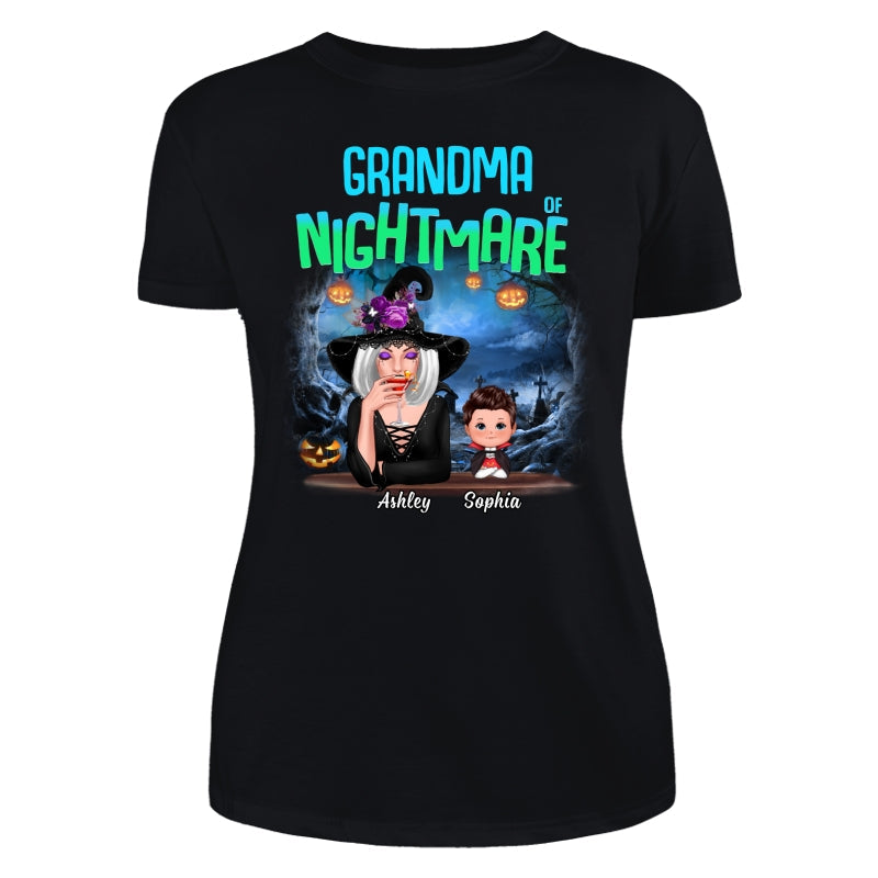 Mom Grandma Of Nightmare Personalized Shirt