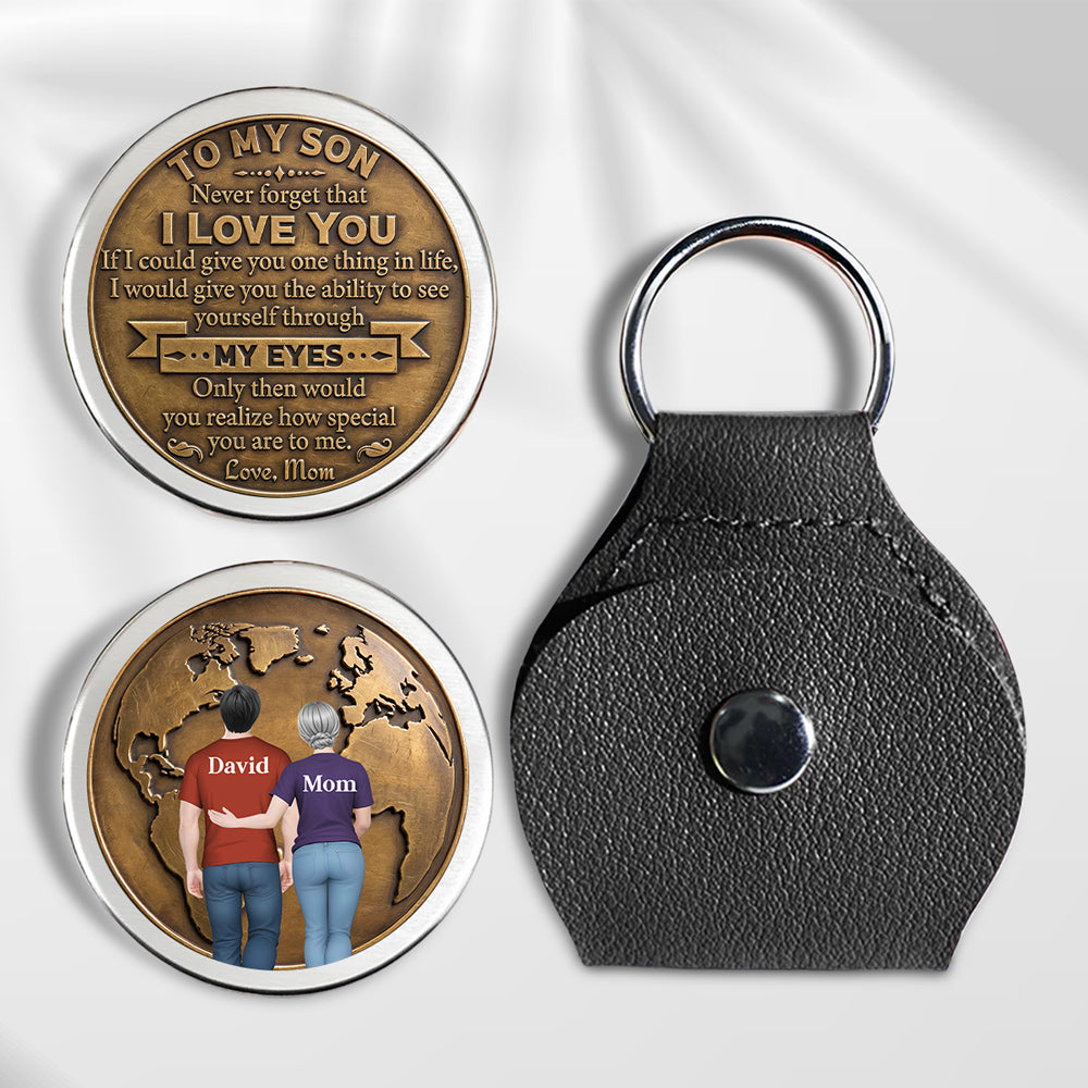 See Yourself Through - Personalized Pocket Hug - Christmas Gift For Son