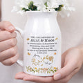 The Bond Between An Aunt & Niece Flowers - Personalized Ceramic Flower Vase