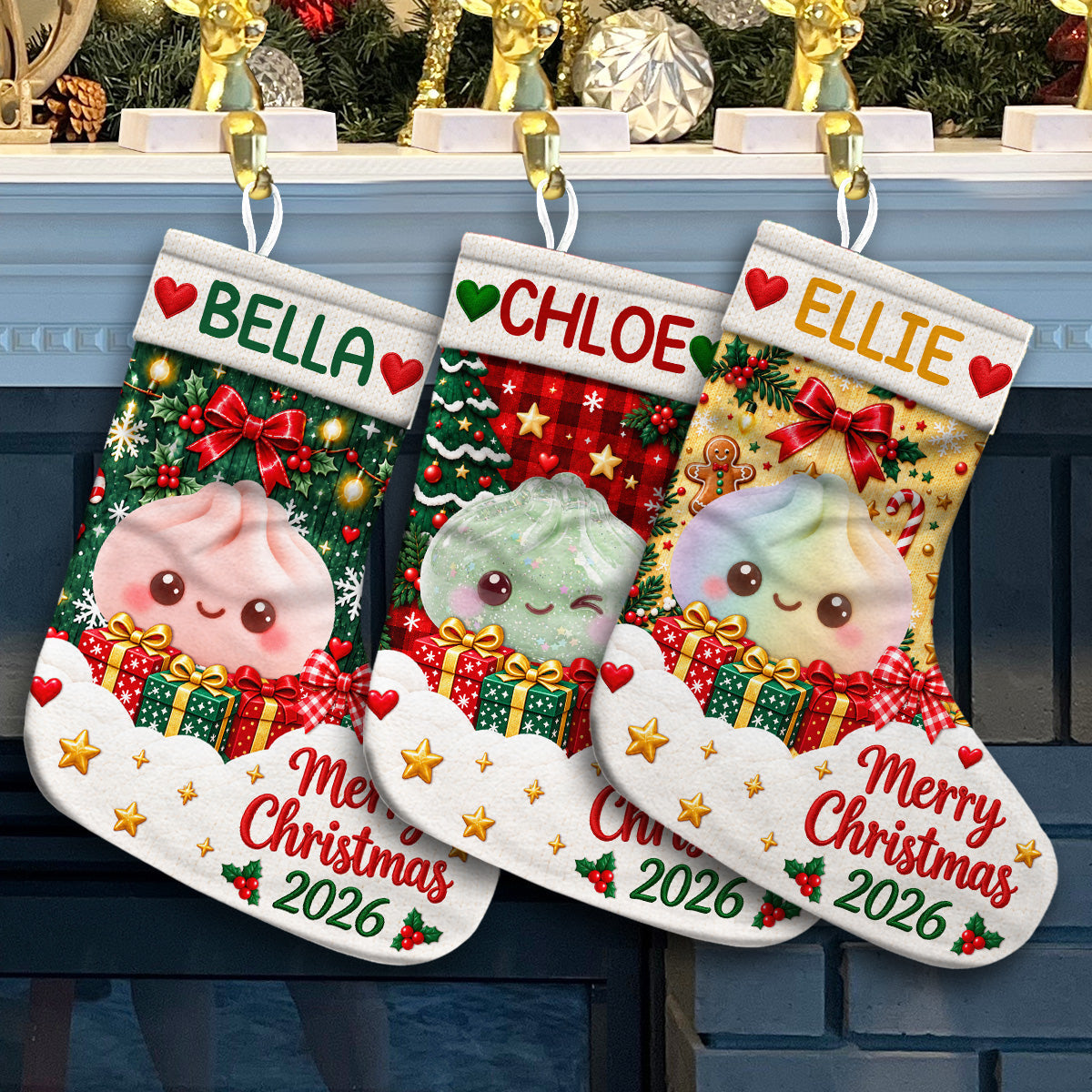 Christmas Gift Crew personalized Christmas stocking