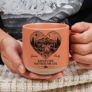 Our Story Is One Big Adventure - Personalized Pottery Mug