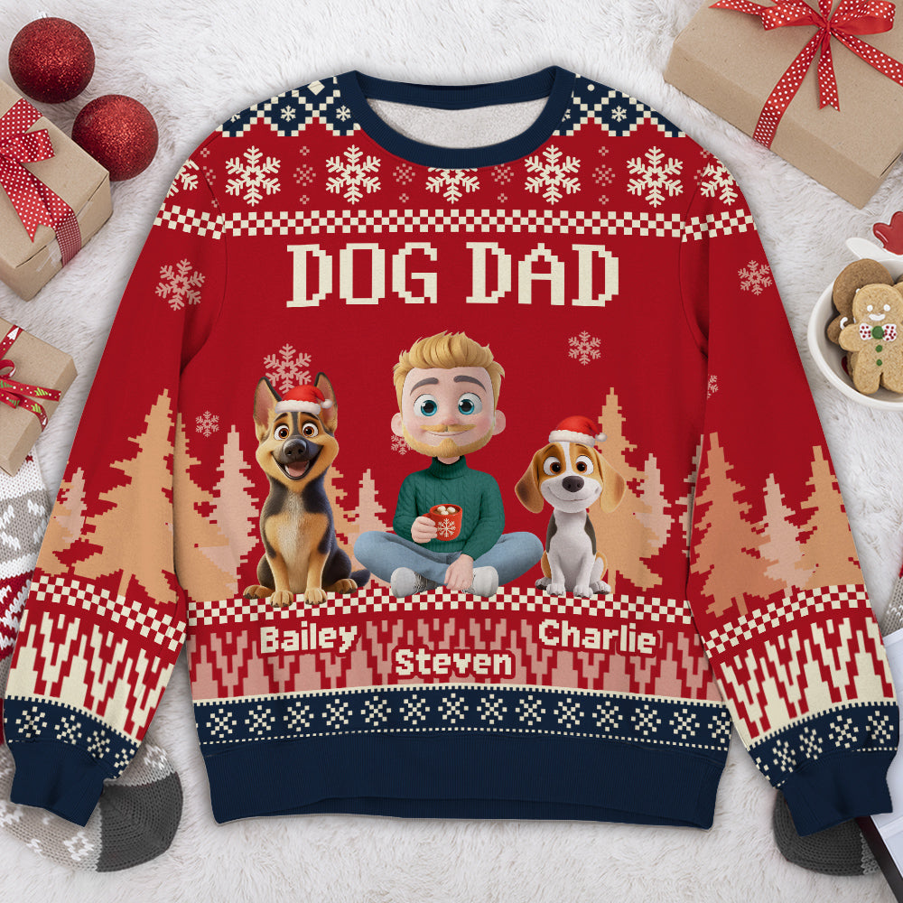 All I Need Is My Dogs - Personalized All-Over-Print Sweatshirt