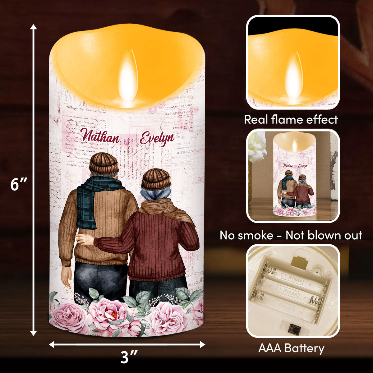 Love You Still - Personalized LED Candle