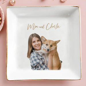 Capture Special Moments With Your Pet - Personalized Custom Jewelry Dish - PET038_SCRD